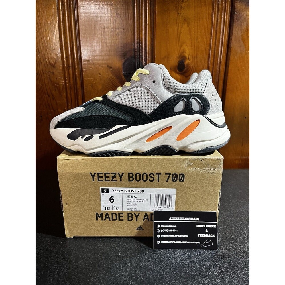 Adidas Yeezy OG Waverunner Sz 6 Men (B75571)  Boost OG Box CLEAN CONDITION